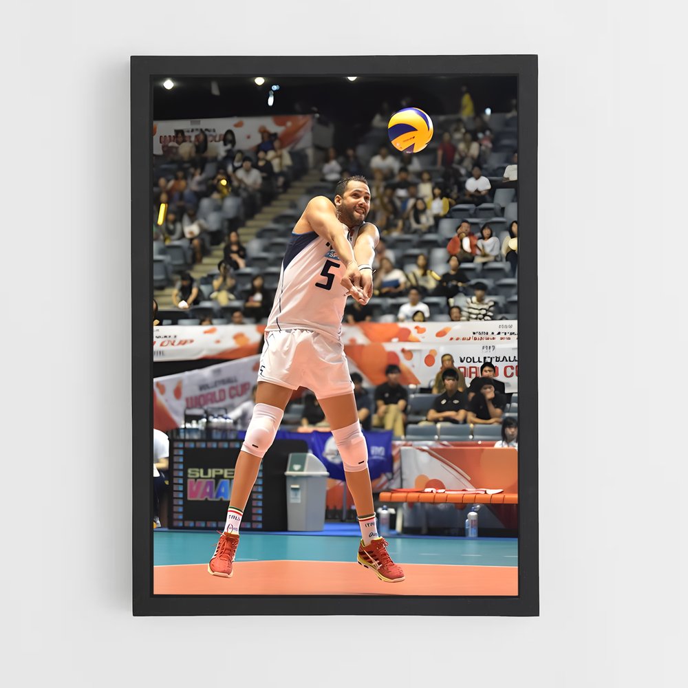 Poster La Reine du Volley – affiche Volleyball (vue 2)